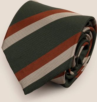 Oswin Hyde Mens Vintage Stripe Green