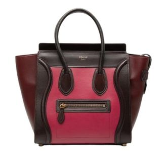 Celine Pre-owned Tote Bags, female, Pink, Size: ONE SIZE Pre-owned The Luggage Tote