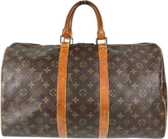 Louis Vuitton Pre-owned Weekend Bags, unisex, Brown, Size: ONE SIZE Pre-owned Boston Bag