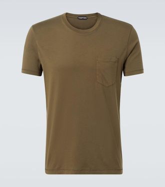 Tom Ford T-shirt in cotone e seta