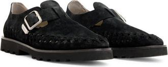 AllSaints Skiff Fisherman Sandal in Black at Nordstrom, Size 7