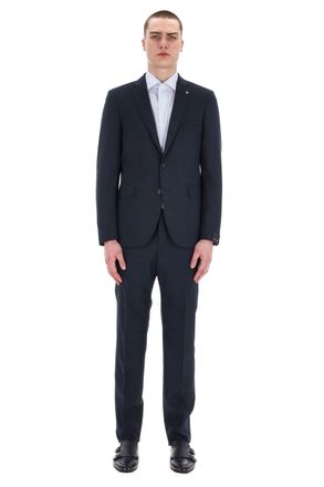 Tagliatore Bruce Line Wool-Linen Comfort Dress