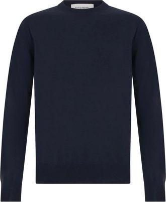 Paolo Pecora Maglia a girocollo - - Knitwear - Uomo - Blu - L