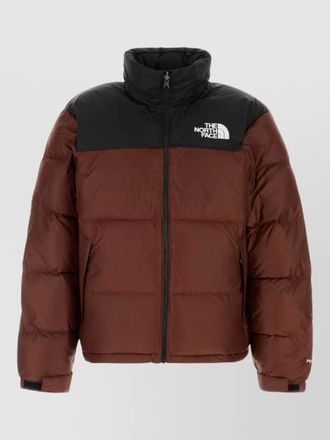 The North Face nylon down jacket high collar puffer