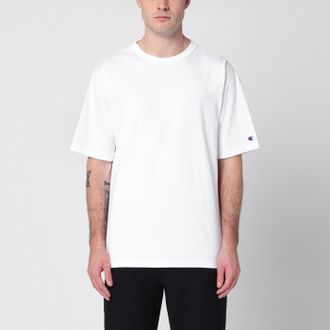 Champion White cotton crew-neck T-shirt