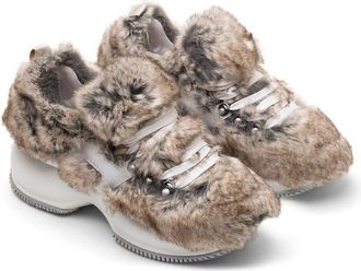 Hogan Ladies White Sneakers, US Size 5.5