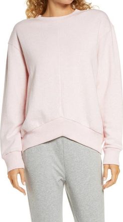 Zella Alyce Pullover in Pink Silver Heather at Nordstrom, Size X-Large