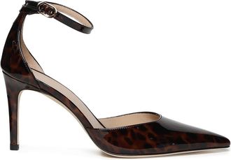 Stuart Weitzman Stuart Power Strapi Leather Pumps