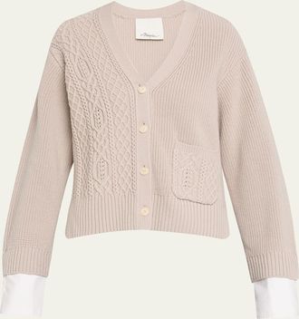 3.1 Phillip Lim Knit V-Neck Cardigan