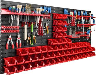 OEM Tablero De Herramientas De 172x78 Cm, Estante Para Taller O Garaje