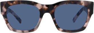 Givenchy GV40072I55V Havana Tortoiseshell Square Sunglasses - Brown