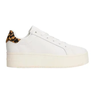 Tommy Jeans Sneakers, female, White, Size: 10 US Sneaker Pelle