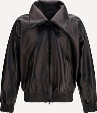 Balenciaga High-neck leather Jacket Male M