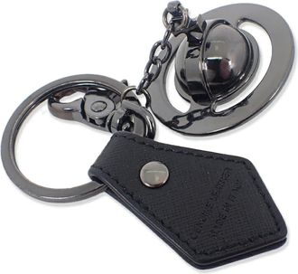 Vivienne Westwood Leather Metal Keyring Charm (Pre-Owned)
