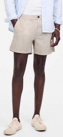 Madewell Everywear Cotton & Hemp Shorts in Steel at Nordstrom Rack, Size X-Large