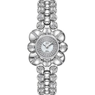JBW x Luar Atmosphere Pav&eacute; Bracelet Watch, 30mm in Stainless Steel at Nordstrom