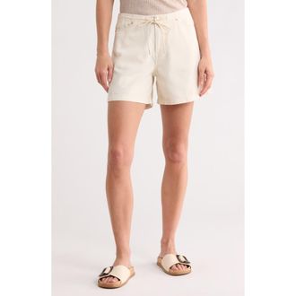 Habitual Kira Drawstring Shorts in Stone at Nordstrom Rack, Size 25