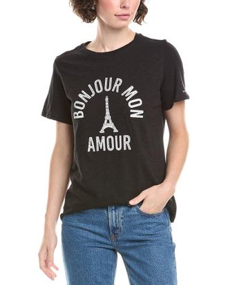 Cinq &agrave; Sept Cinq &Agrave; Sept Rhinestone Eiffel Tower T-Shirt