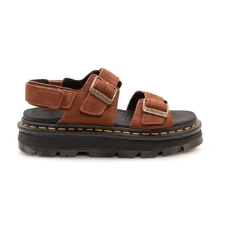 Dr. Martens Flat Sandals, female, Brown, Size: 11 US Zebzag Sandal