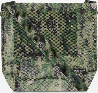 Wacko Maria Speak Easy Digital Camo Shoulder Bag Khaki
