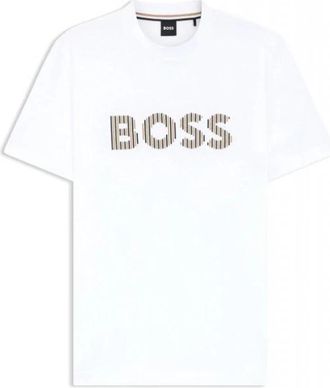 HUGO BOSS C-Thompson Logo T-shirt - Heren - T-shirts - Wit - L - Katoen - Tops