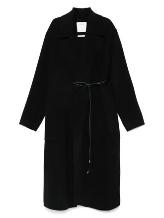 Sportmax belted coat - Black