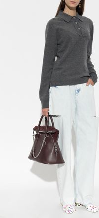 Maison Margiela Jeans With Slits, Womens, Light Blue