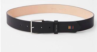 Paul Smith STITCH DETAIL BELT Size: 34, colour: BLACK