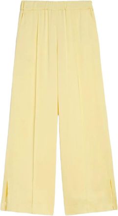 Jil Sander Envers broek met zijsplitten - Geel