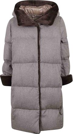 Herno Gewatteerde Jas met Imitatiebont