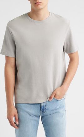Frame Denim Duo Fold Cotton T-Shirt in Cloud Grey at Nordstrom, Size X-Large