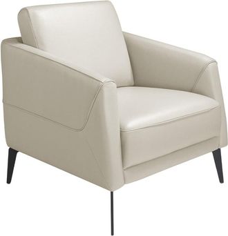 Angel Cerd&aacute; Sill&oacute;n de piel y acero negro