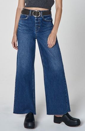 Unpublished Este Super High Waist Wide Leg Jeans in Arch at Nordstrom, Size 24