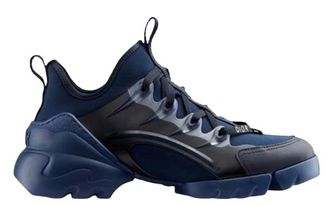 Dior Navy D-Connect Sneakers Size 39