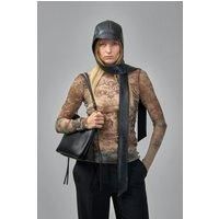 Jean Paul Gaultier Médaillon Mesh Long Sleeve Top