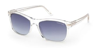 Tom Ford FT0698 GIULIO 26W Mens Sunglasses Clear Size 59