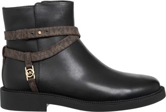 Michael Kors Stijlvolle enkellaarsjes met gespsluiting - Dames - Enkellaarsjes - Zwart - 38 EU - Schoenen