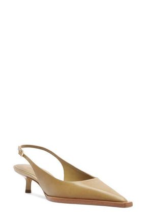 Schutz Daria Slingback Pump in Ecru Olive at Nordstrom, Size 9.5