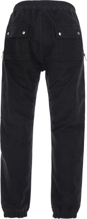 Rick Owens Mens Cargo Pants Heizer Black Trousers