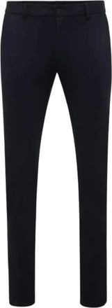 Genti Zwarte Broek Stijlvol Model - Heren - Slim Fit Broeken - Zwart - XL - Broeken
