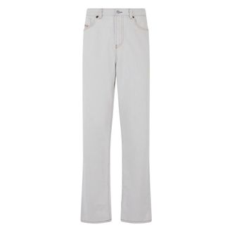 Diesel Straight Jeans, male, Gray, Size: W34 Elegant Casual Versatile Pants