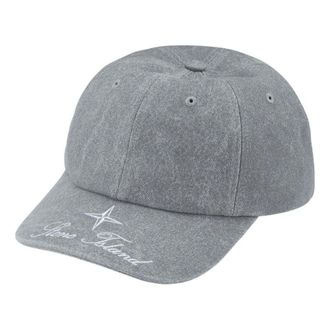 SUPREME FW23 Week 10 STONE ISLAND Twill 6-Panel Cap Grey SUP-FW23-2419