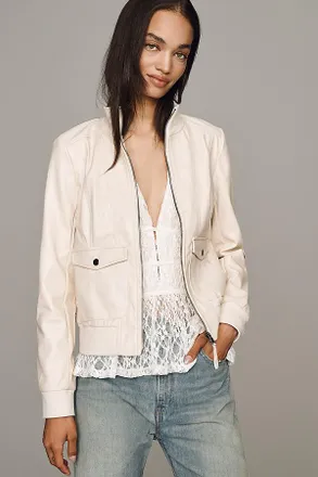 MARRAKECH Serene Faux-Leather Jacket