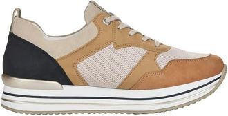 Remonte Sneakers - Dames - Schoenen - Beige - Maat: 37 EU Leer