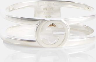 Gucci Interlocking G sterling silver ring