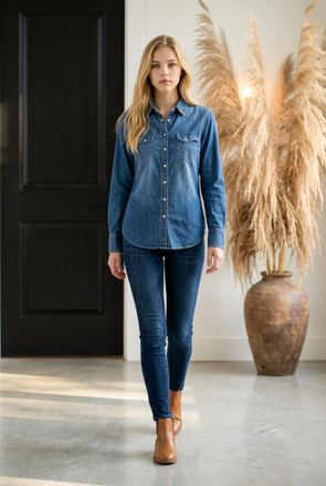 Pendleton Darling Shirt In Medium Denim