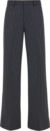 P.A.R.O.S.H. P.a.r.o.s.h., Broeken, Dames, Blauw, XS, Katoen, Navy Gestreepte Libra Broek