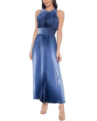 OLEG CASSINI Charmeuse Maxi Dress