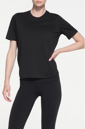 SKIMS Relaxed T-Shirt in Onyx at Nordstrom, Size Xx-Small
