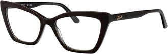 Karl Lagerfeld Glasses, female, Black, Size: 54 MM Optical